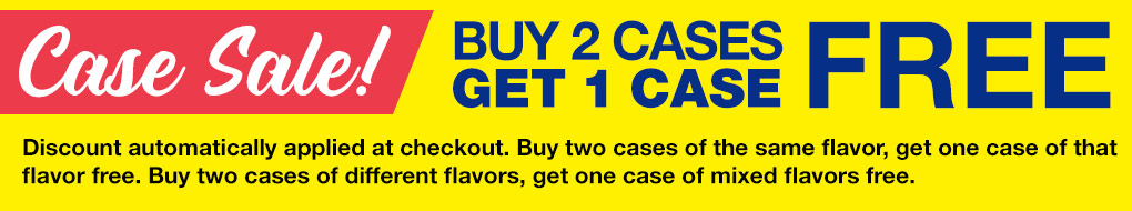 Buy 2 Cases, Get 1 Case FREE