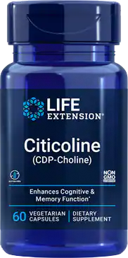Citicoline (CDP Choline) (60 vegetarian capsules)