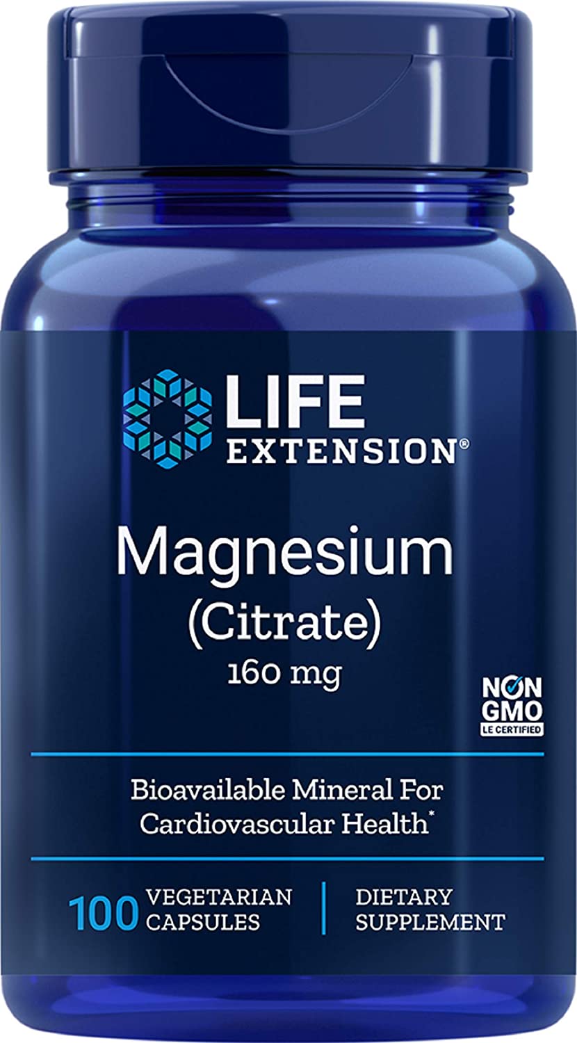 Magnesium (Citrate) 160 mg (100 caps)