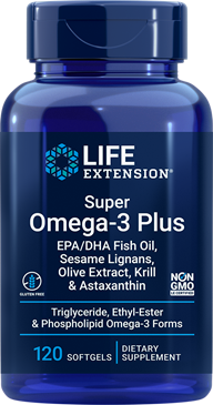 1. Super Omega-3 Plus EPA/DHA Fish Oil, Sesame Lignans, Olive Extract, Krill & Astaxanthin (120 softgels)