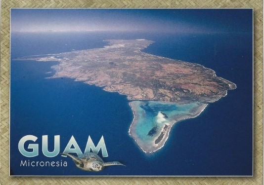 Aerial view of Guam